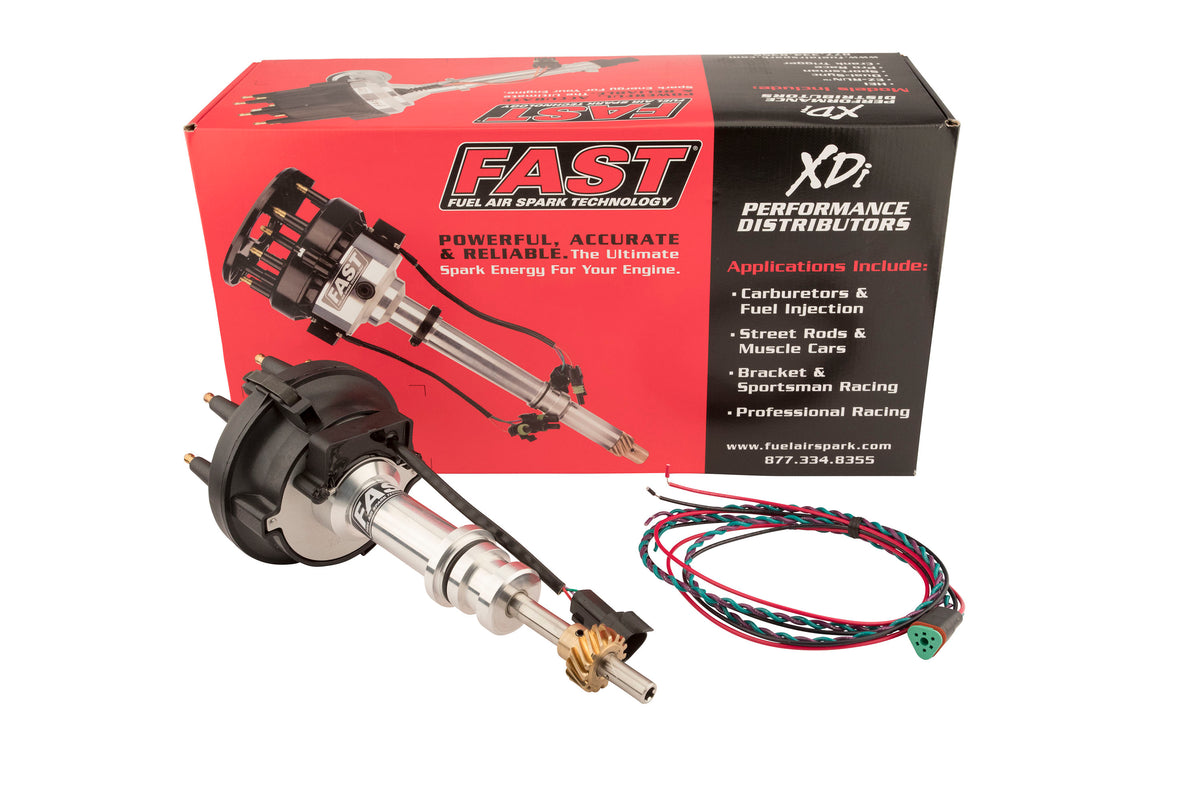 Fast Distributor, Xdi Race Efi- Sb Ford Large Cap Bronze Gear - 1000-1610EFI