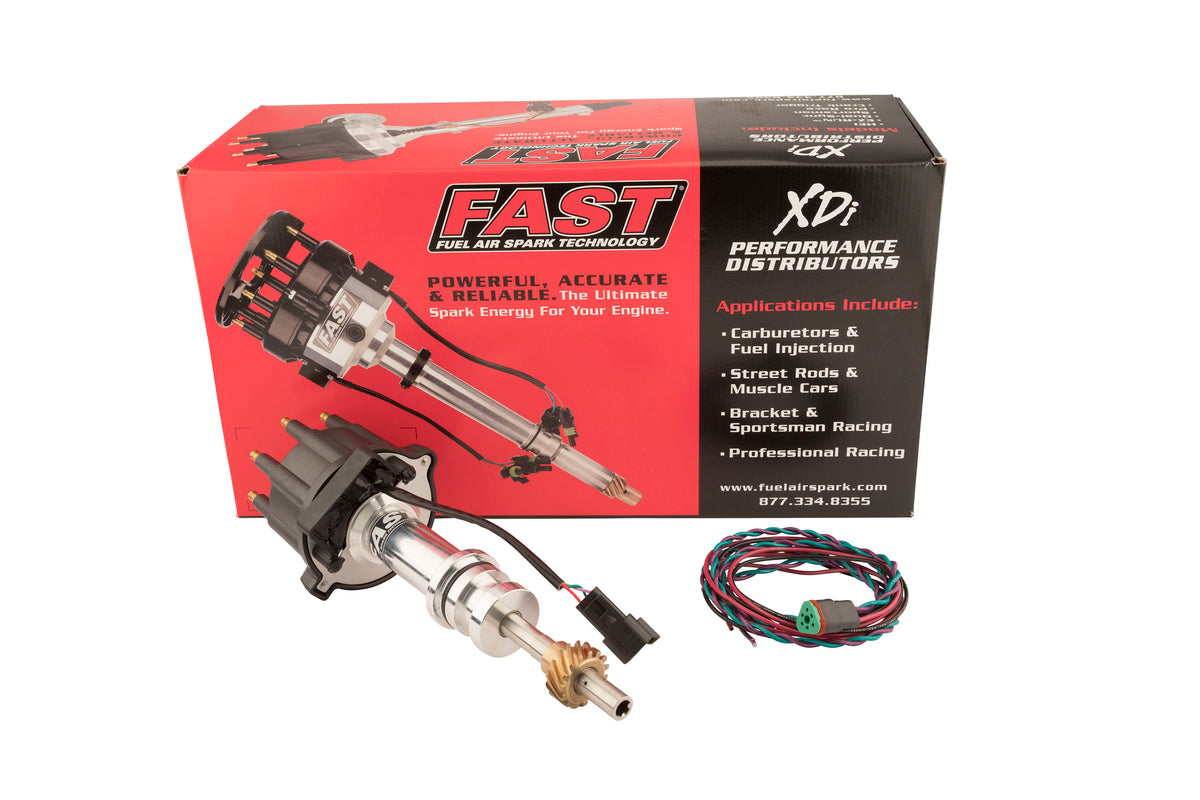 Fast Distributor, Xdi Race Efi For Small Cap Ford 351 Windsor W/ Bronze Gear - 1000-1613EFI