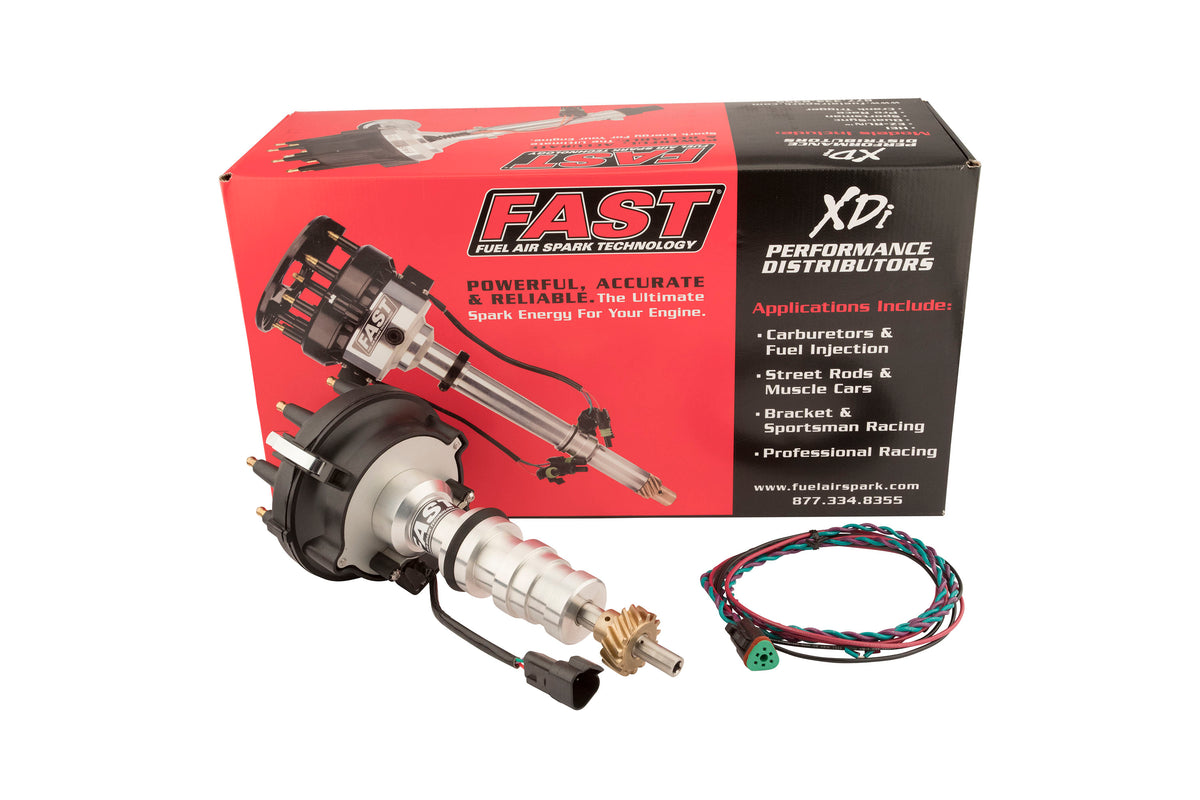 Fast Distributor, Xdi Race Efi Large Cap Ford Fe W/ Bronze Gear - 1000-1616EFI
