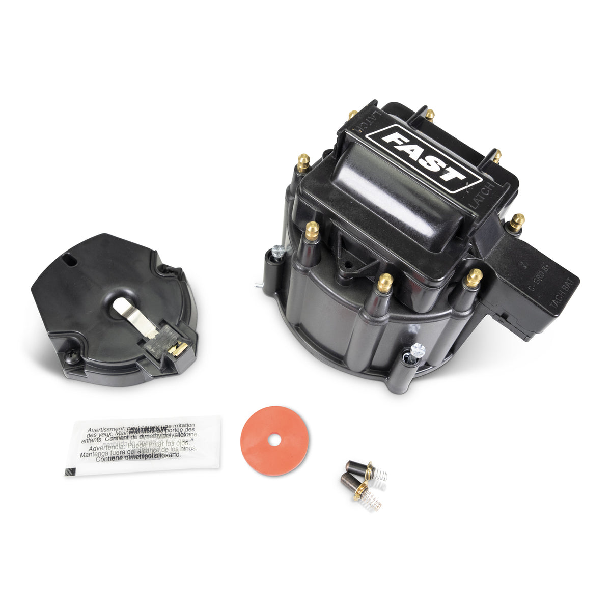 Fast Cap/Coil/Cover Kit, Hei Distributor, Black - 1000-2506