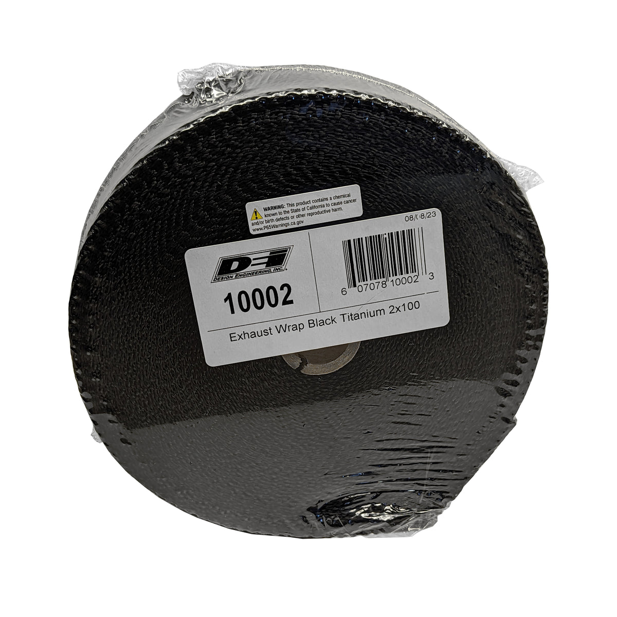 DEI Exhaust Wrap 2in x 100ft - Titanium - Black - 10002 by DEI - front view