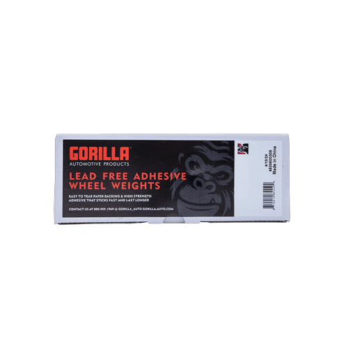 Gorilla Automotive - Gor 1/4 Oz L.p. 52-3 Oz Strips - Silver - 10005FG