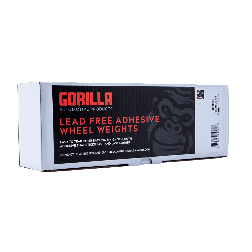 Gorilla Automotive - Gor 1/2 Oz L.p. 52-3 Oz Strips - Black - 10010BG