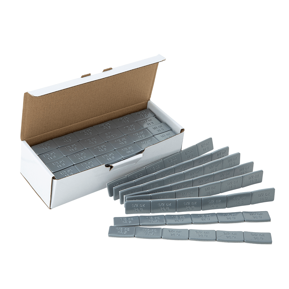 Gorilla Automotive - Gor 1/2 Oz L.p. 52-3 Oz Strips - Silver - 10010FG