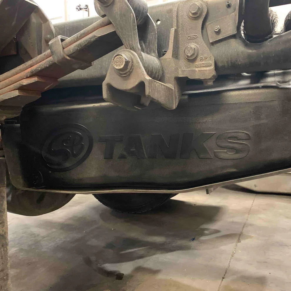 S&amp;B 40 Gallon, After Axle, Replacement Fuel Tank 2000-10 Ford Powerstroke 7.3L, 6.0L, 6.4L Cab Chassis - 10-1002-1