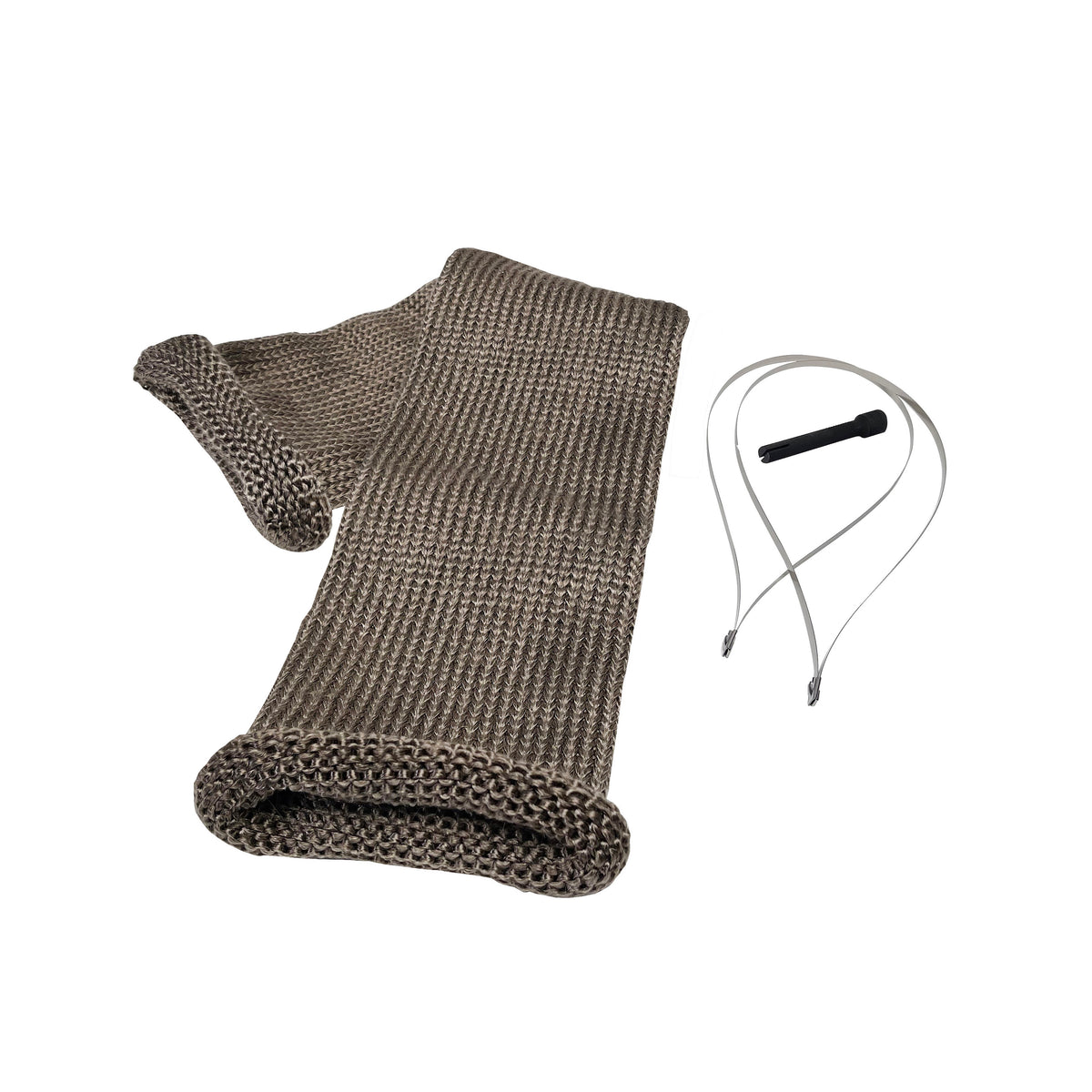 DEI Titanium 3in Knit Exhaust Sleeve - 36in - 10042 by DEI - front view