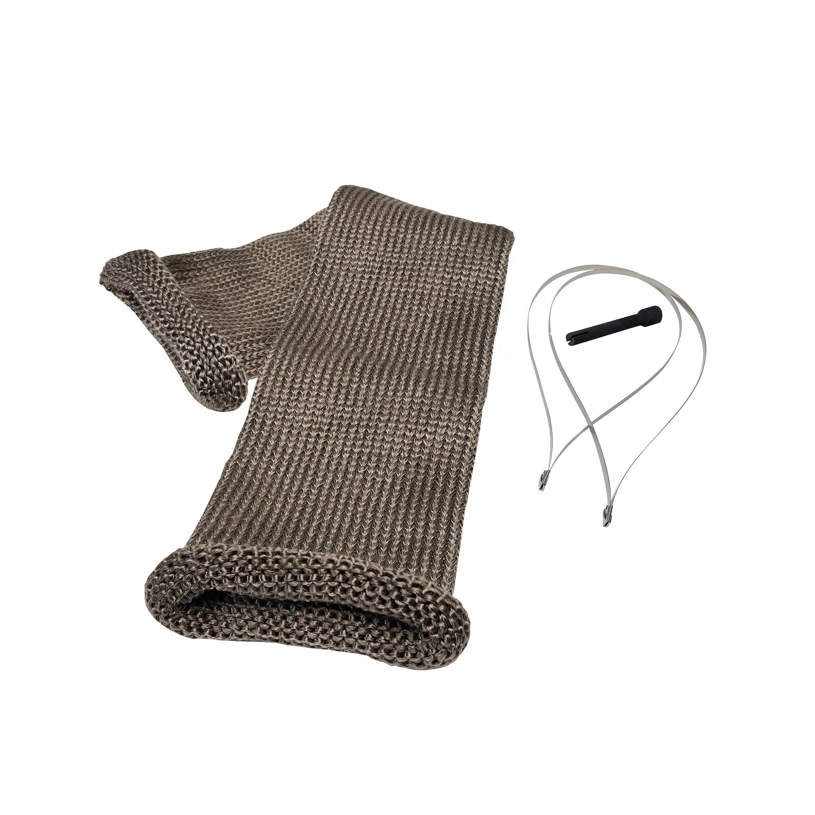 DEI Titanium 4in Knit Exhaust Sleeve - 36in - 10048 by DEI - front view