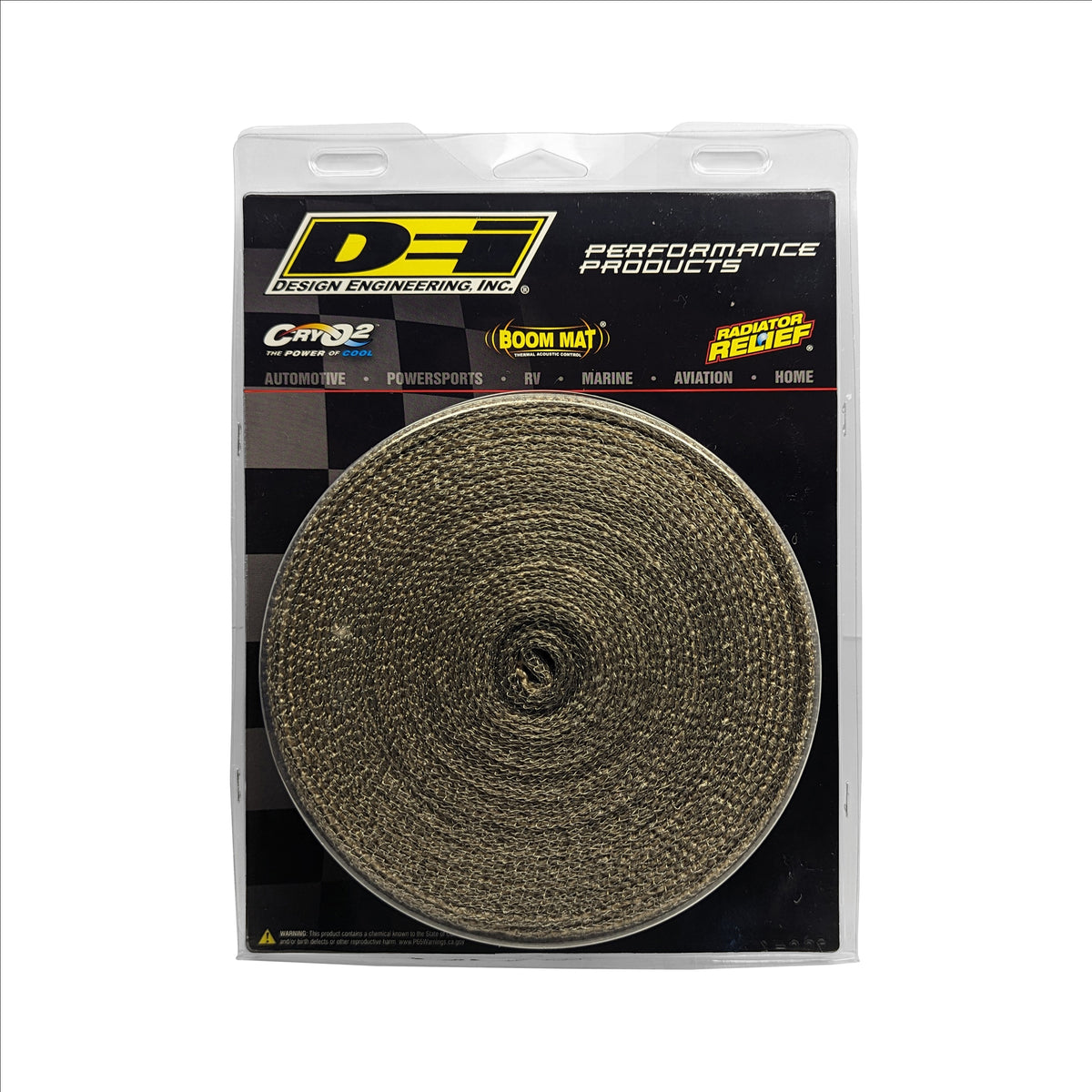 DEI Exhaust Wrap 1.5in x 30ft - EXO - Tan - 10059 by DEI - front view