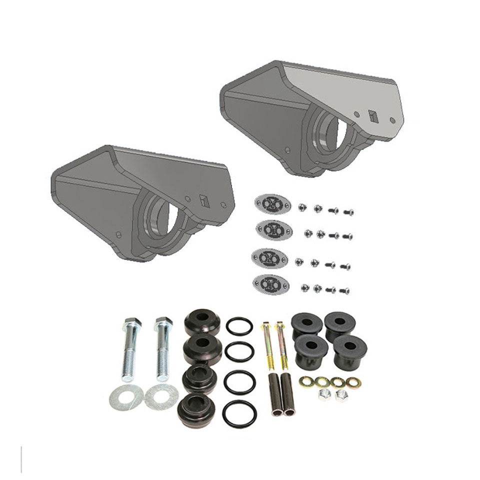 S&B Weld-On Under Frame Traction Bar Mount - 101027