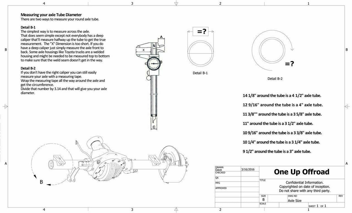 S&amp;B Weld On Under Axle Bar Mount, 3 1/2in &amp; 4in Axle, U-Bolts Up - 101032