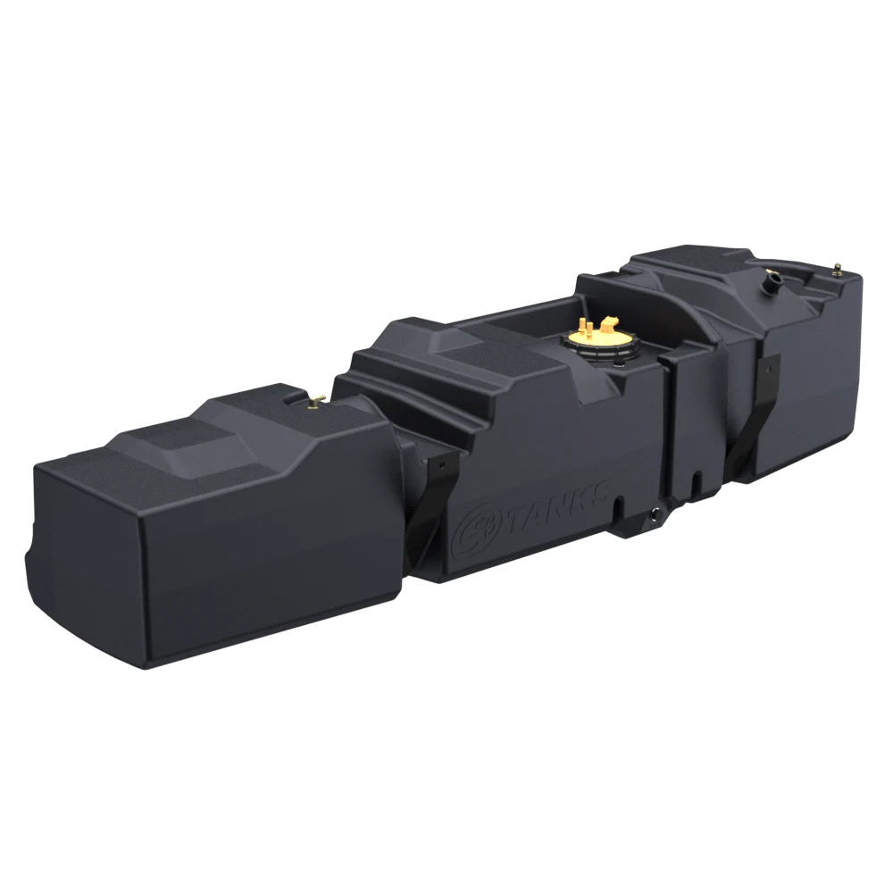 S&amp;B 60 Gallon Replacement Fuel Tank for 1999-2007 Ford F250, F350 Powerstroke 7.3L, 6.0L Crew Cab Short Bed - 10-1011
