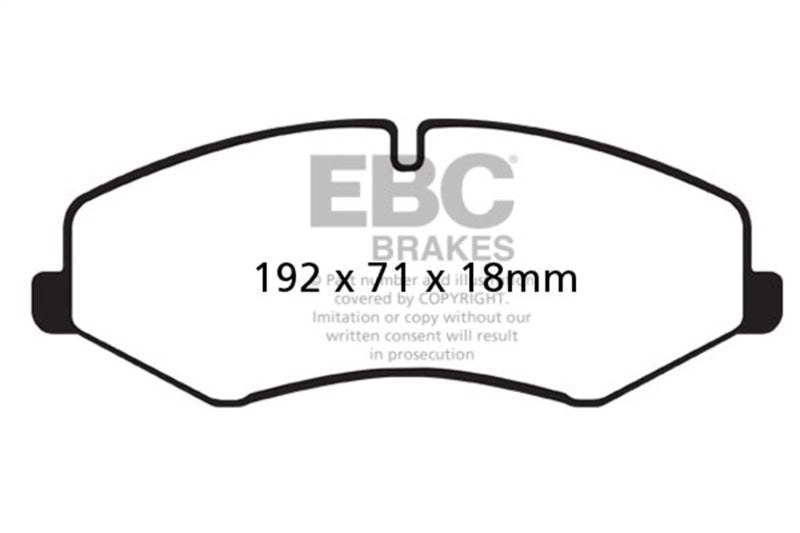 EBC 10-14 Land Rover LR4 5 Extra Duty Front Brake Pads - ED92060