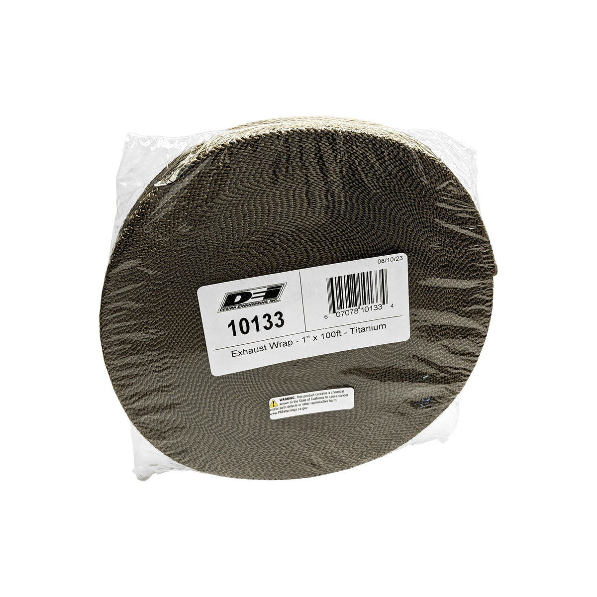 DEI Exhaust Wrap 1in x 100ft - Titanium - 10133 by DEI - front view