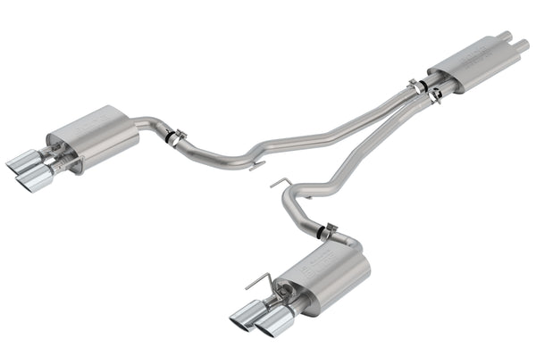 Borla 18-23 Ford Mustang GT Cat-Back Exhaust System Touring- Rolled Polished Tips
