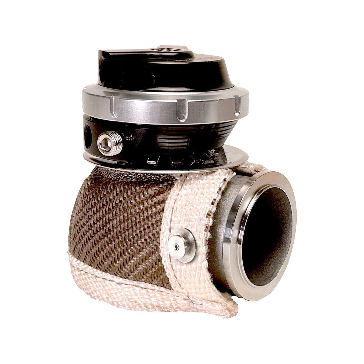 DEI Wastegate Shield - 40mm to 45mm - Titanium - 10142 by DEI - front view
