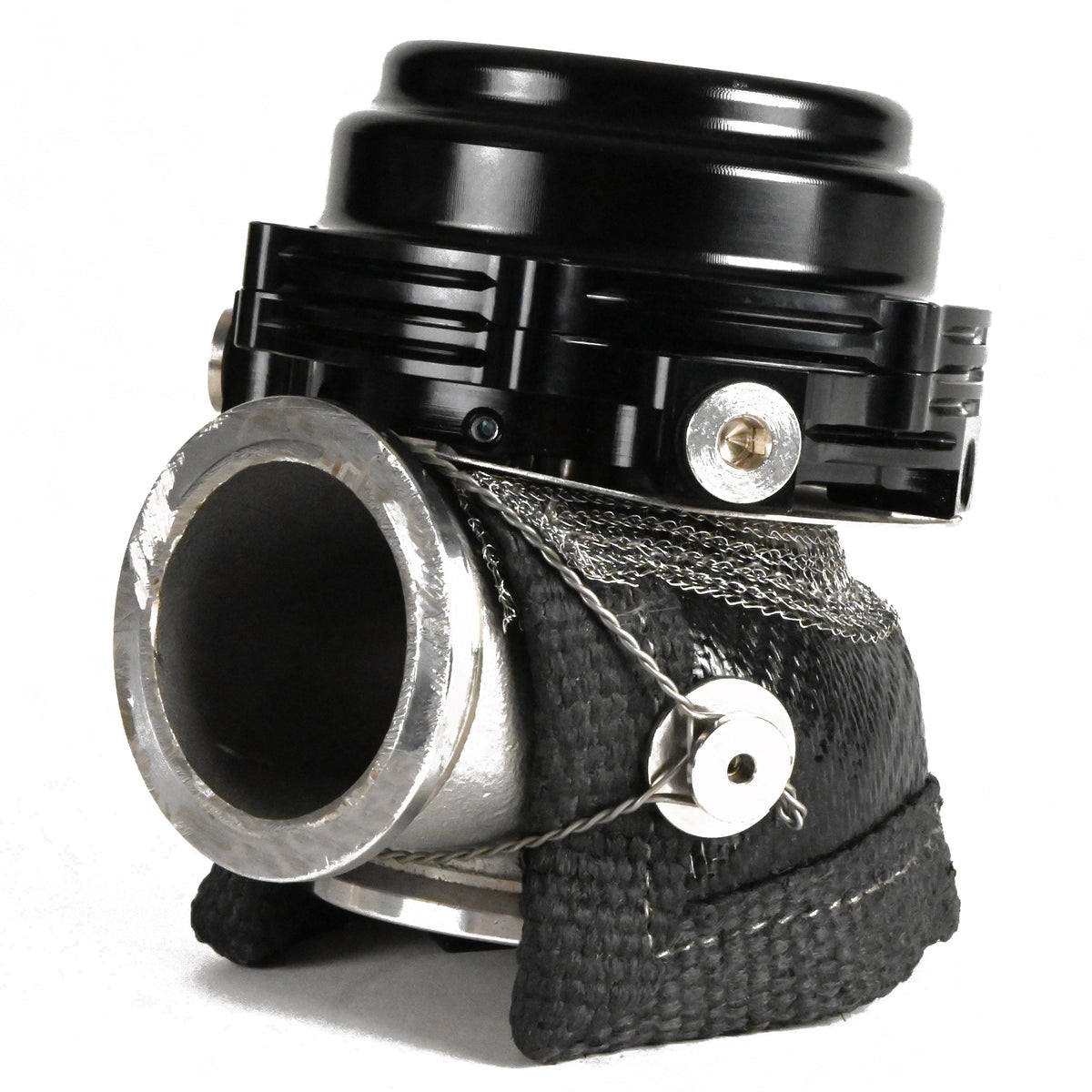 DEI Wastegate Shield - Turbosmart 40mm to 45mm - Onyx - 10143 by DEI - front view