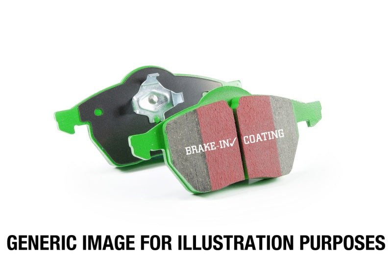 EBC 14+ BMW 228 Coupe 2.0 Turbo Brembo calipers Greenstuff Rear Brake Pads - DP22133 for 2014-2023 BMW 2 Series - front view