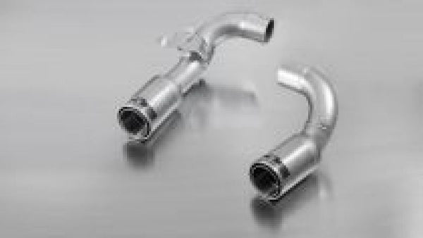 Remus 2012 BMW 3 Series F30 /F31 84mm Dual Straight w/Carbon Insert Tail Pipe Set - 086512 1683C by Remus