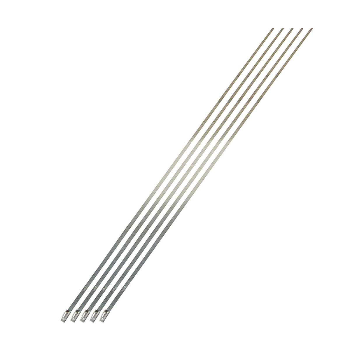 DEI Stainless Steel Locking Tie 14in - 5 per pack - 10202 by DEI - front view