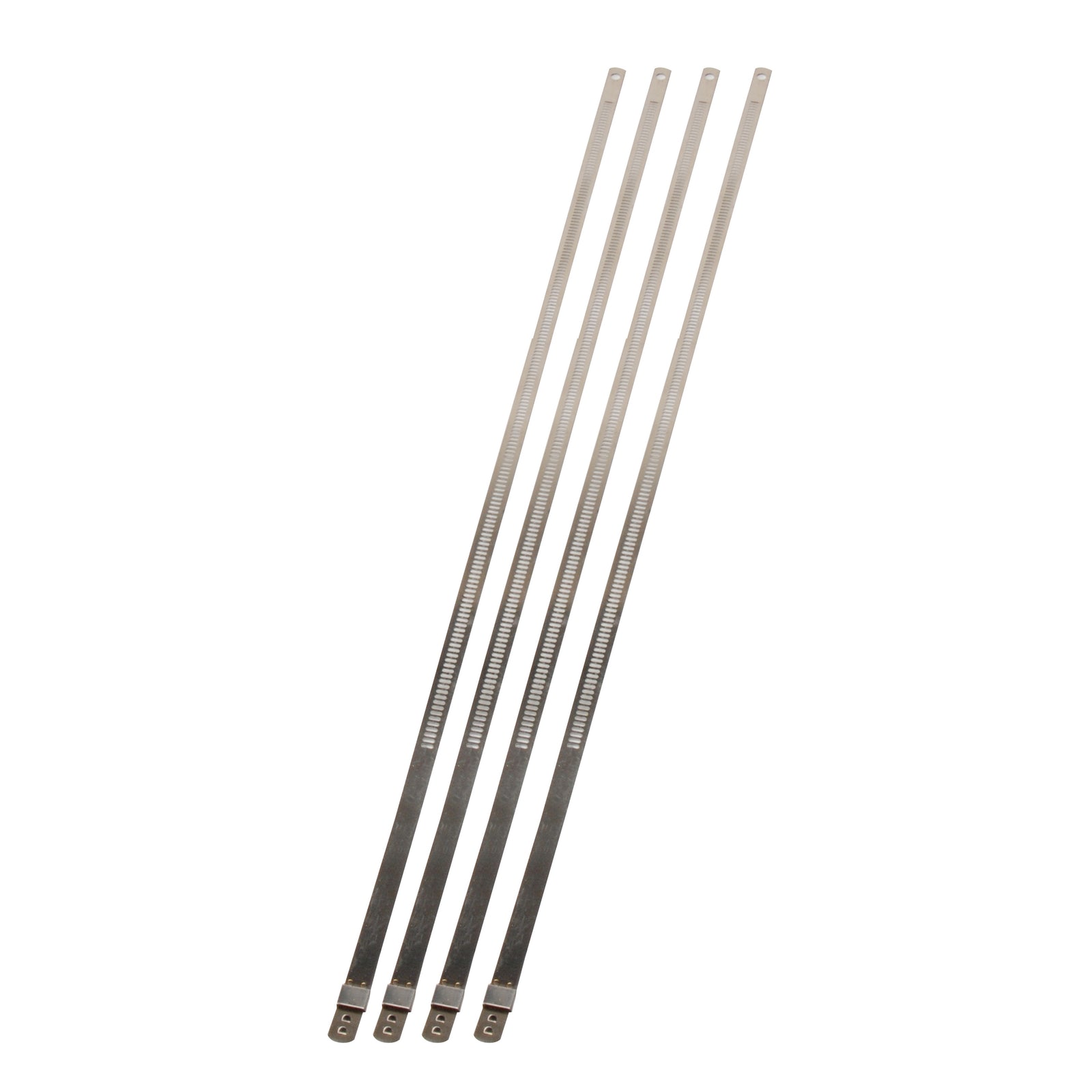 DEI Stainless Steel Positive Locking Tie 1/4in (7mm) x 14in - 4 per pack - 10209 by DEI - front view
