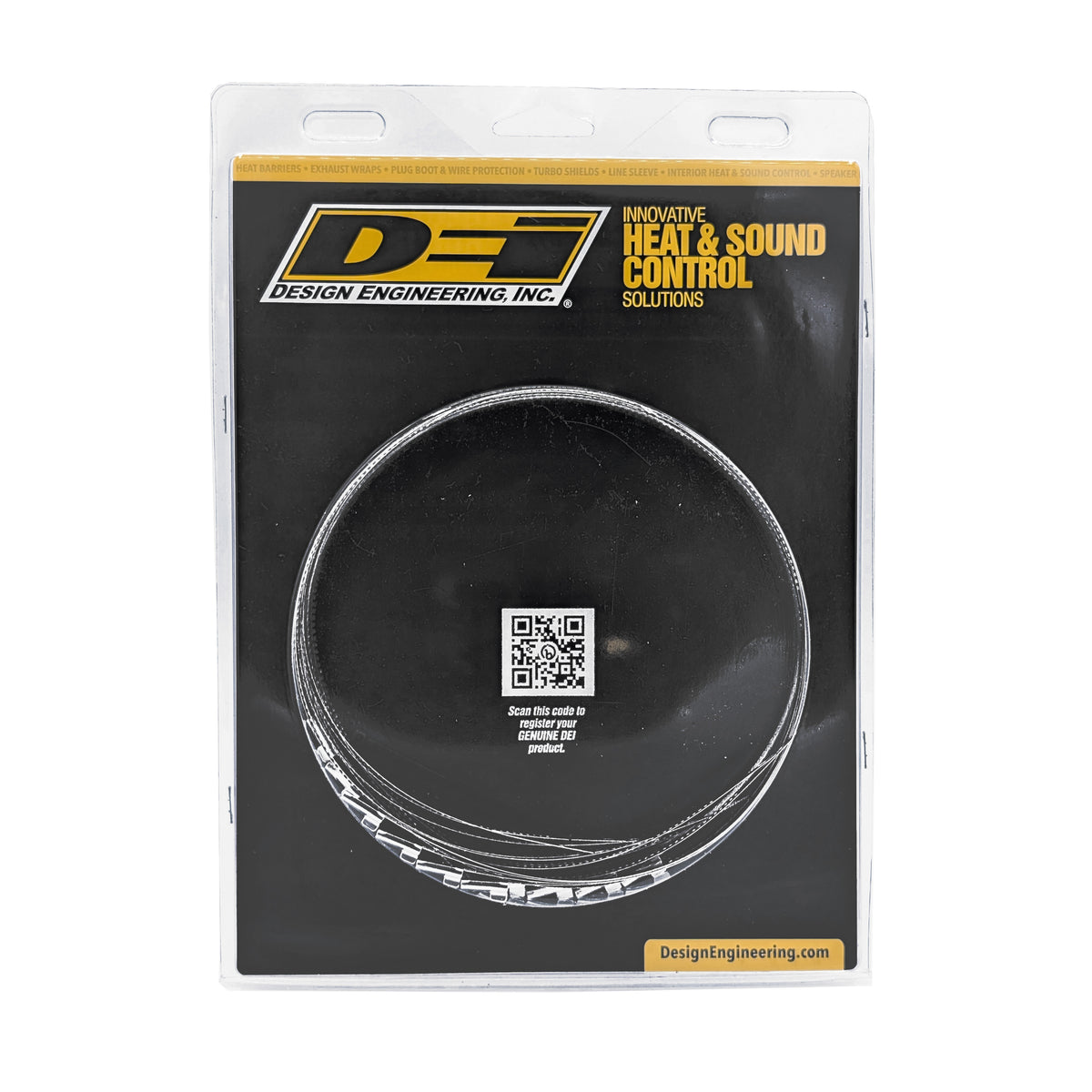 DEI Stainless Steel Positive Locking Tie 1/4in (7mm) x 20in - 10 per pack - 10210 by DEI - front view