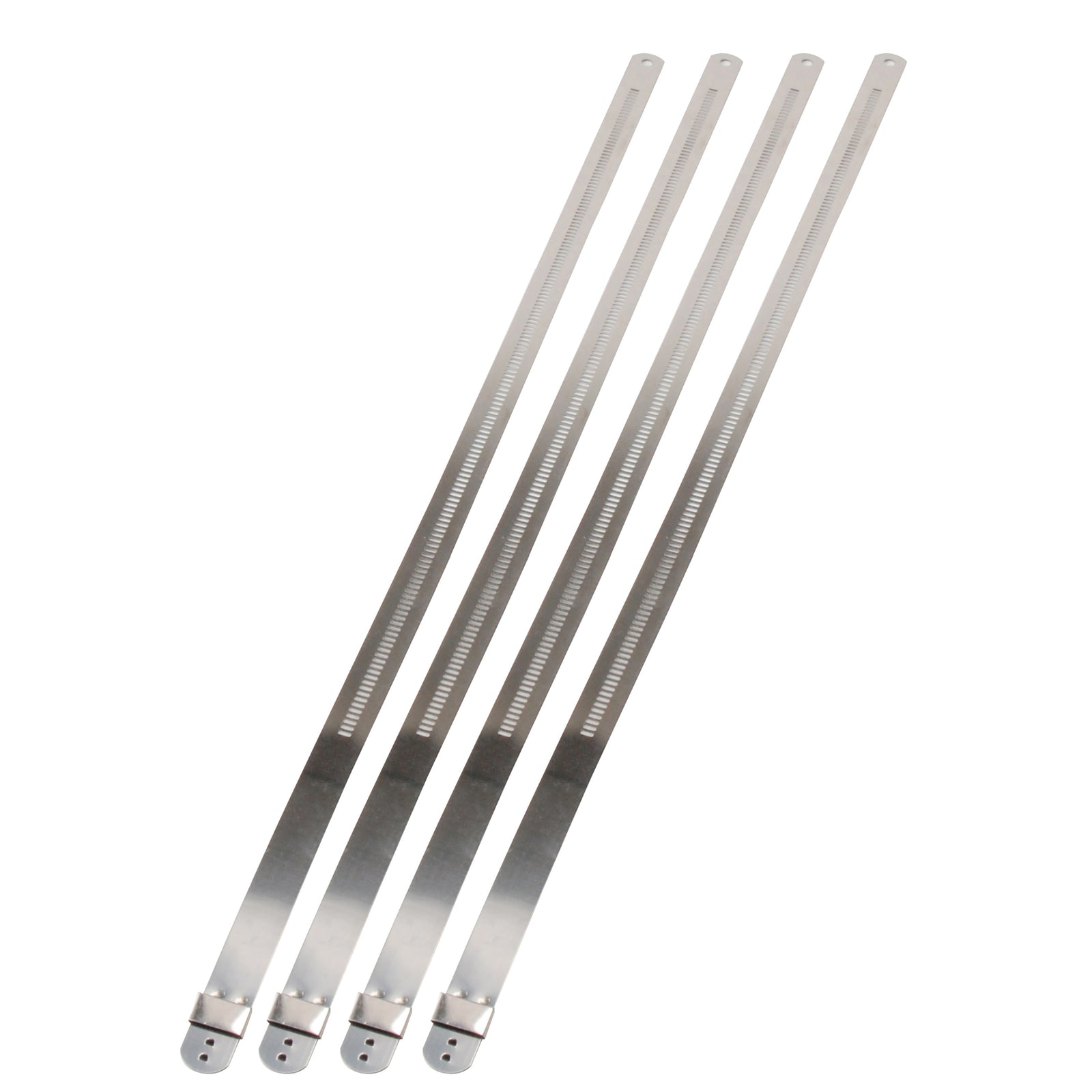 DEI Stainless Steel Positive Locking Tie 1/2in (12mm) x 14in - 4 per pack - 10212 by DEI - front view