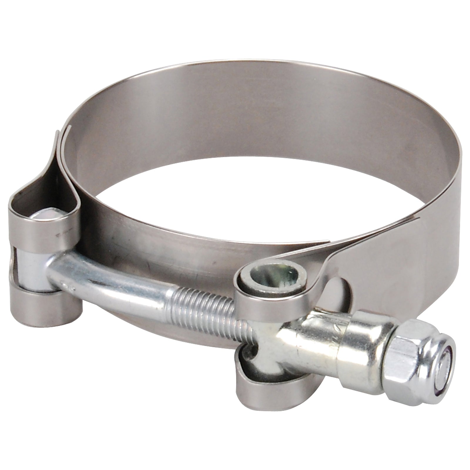 DEI Stainless Clamp 2.25in to 2.56in - Wide Band Clamp 1 per pack - 10214 by DEI - front view
