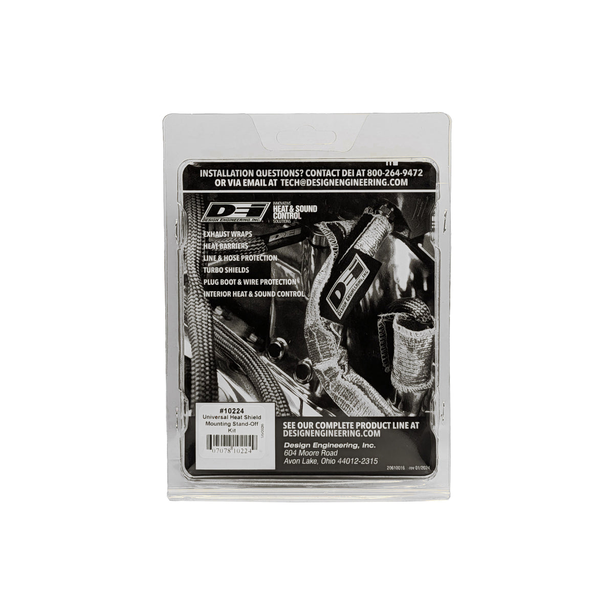 DEI Universal Heat Shield Stand-Off Mounting Kit - 10224 by DEI - front view