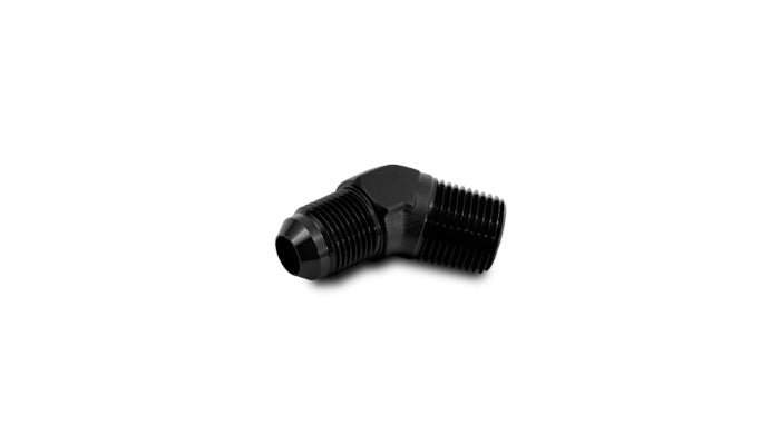 Vibrant -8AN to 3/8in NPT 45 Degree Elbow Adapter Fitting - 10243