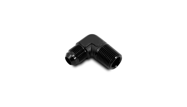 Vibrant -10AN to 1/2in NPT 90 Degree Elbow Adapter Fitting - 10254