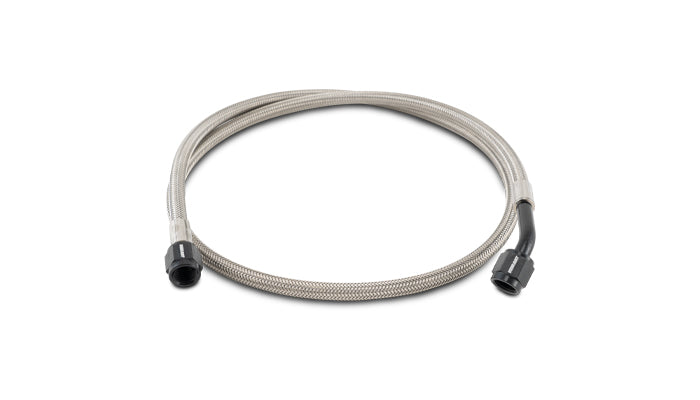 Vibrant Pre-Assembled Hose Assemblies -3AN 36in Length Hose End Style Straight/45 Degrees - 10273