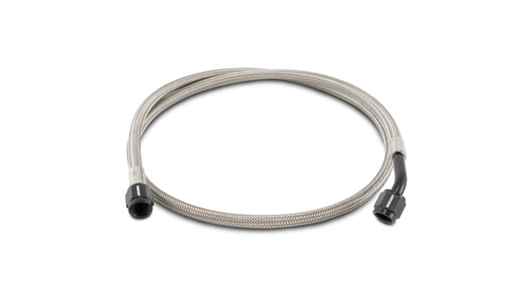 Vibrant Pre-Assembled Hose Assemblies -3AN 36in Length Hose End Style Straight/45 Degrees - 10273