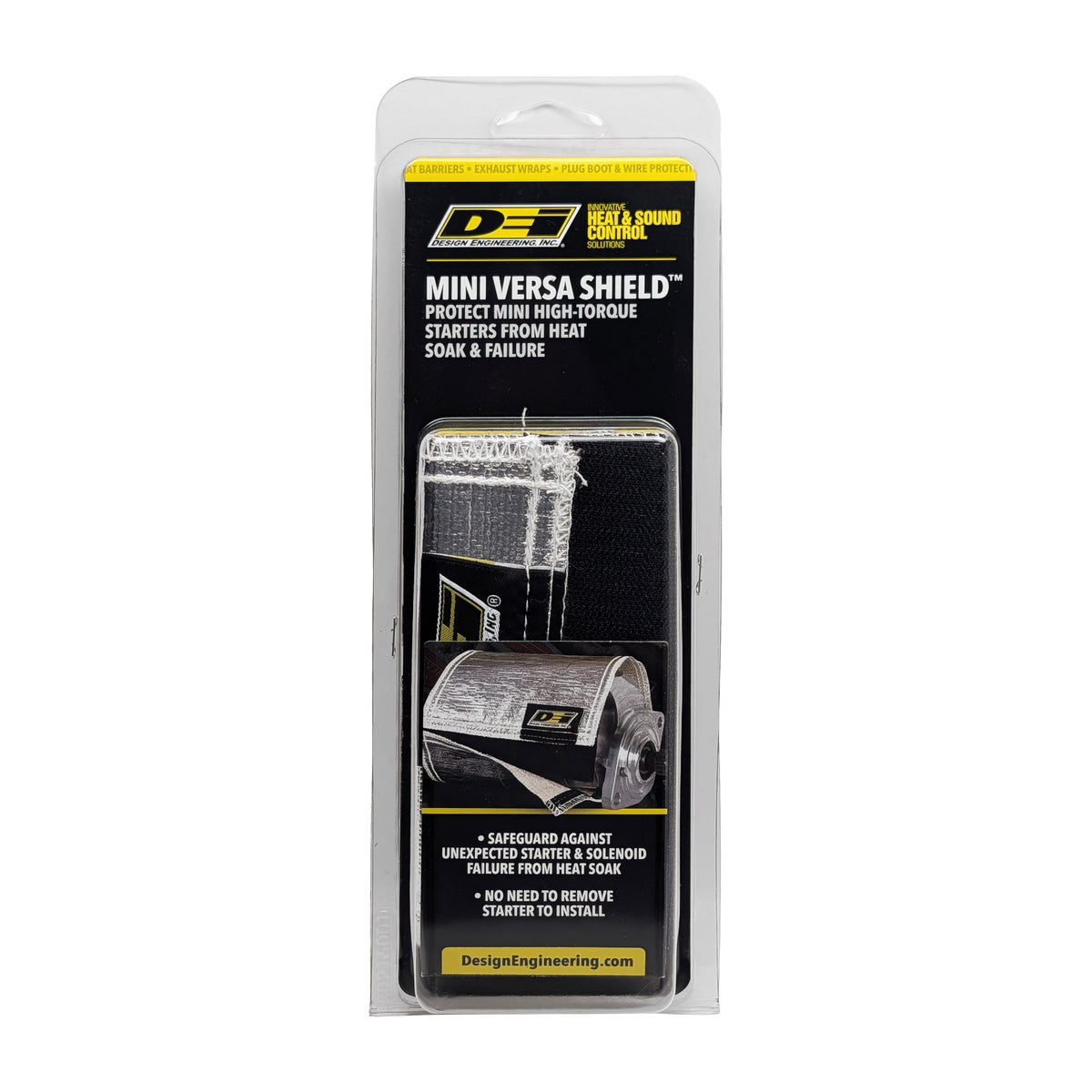 DEI Versa-Shield /Starter Shield 5-1/4in w x 16-1/2in l - Universal (Mini) Heat Shield - 10384 by DEI - front view
