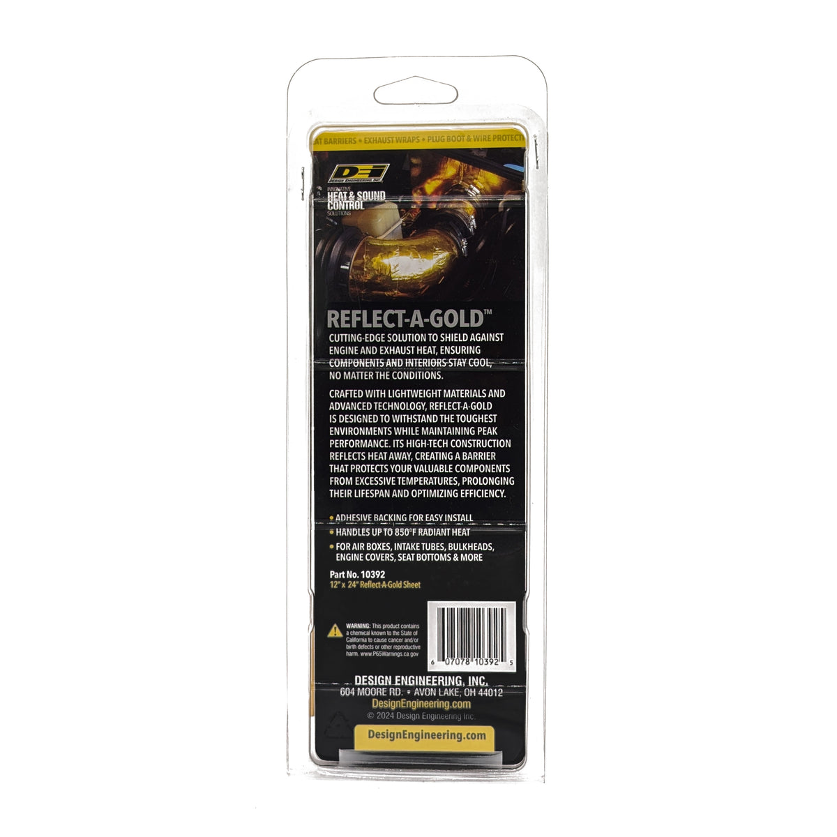 DEI Reflect-A-GOLD 12in x 24in Sheet - 10392 by DEI - front view