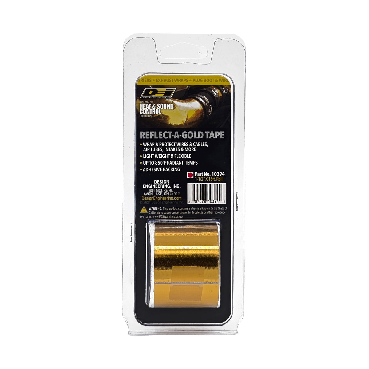 DEI Reflect-A-GOLD 1-1/2in x 15ft Tape Roll - 10394 by DEI - front view