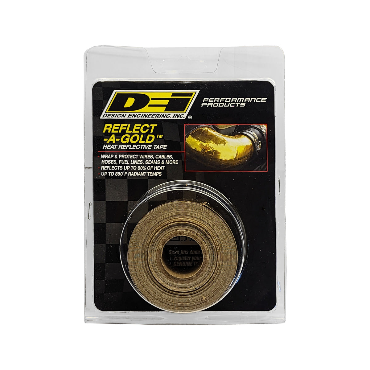 DEI Reflect-A-GOLD 1-1/2in x 30ft Tape Roll - 10395 by DEI - front view