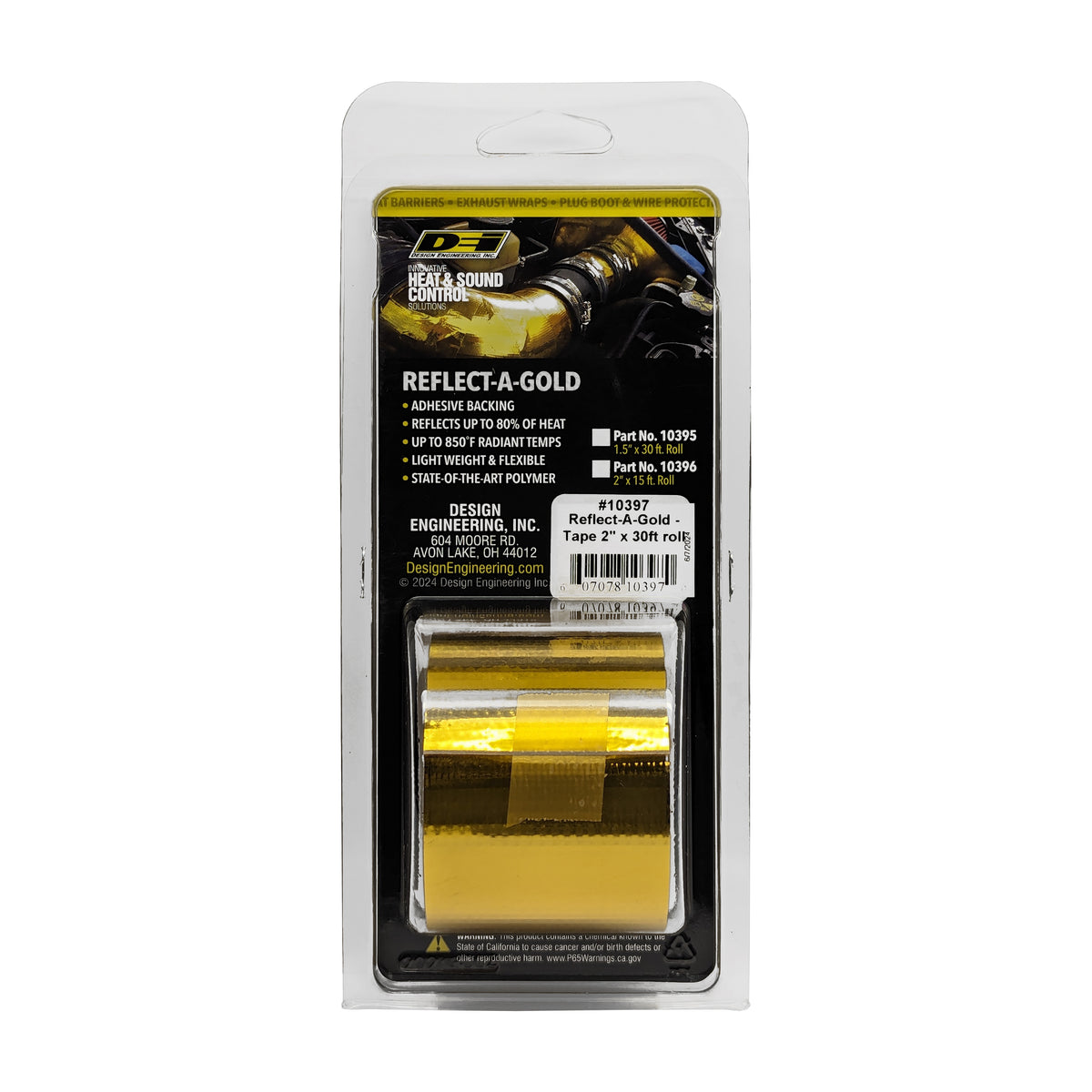 DEI Reflect-A-GOLD 2in x 30ft Tape Roll - 10397 by DEI - front view