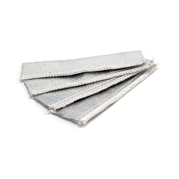 DEI Plug Wire Sheath 3/4in x 6in - 4-pack - Aluminum - 10409 by DEI - front view