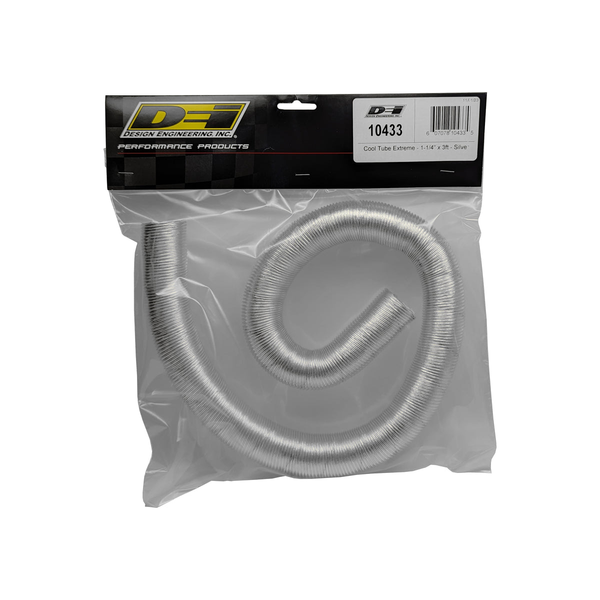 DEI Cool Tube Extreme 1-1/4in x 3ft - Silver - 10433 by DEI - front view