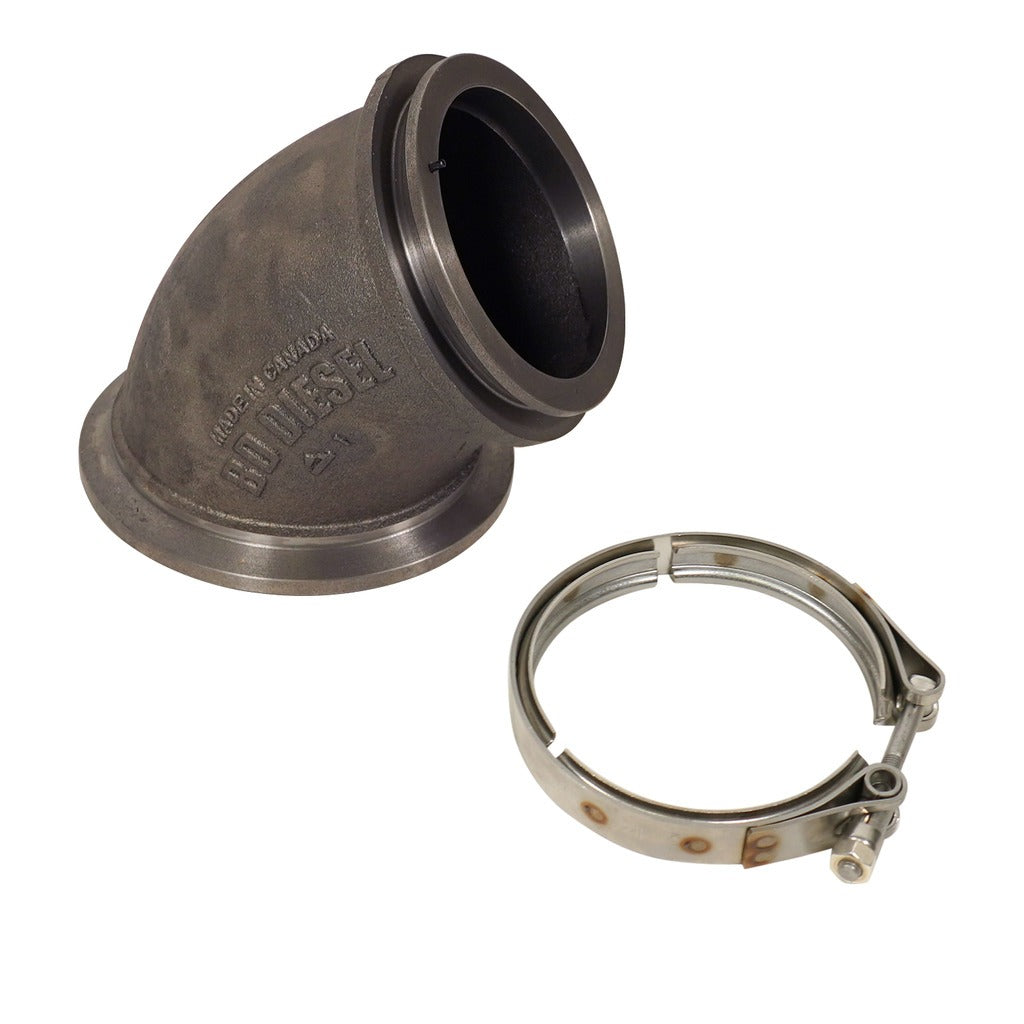 BD Diesel 07.5-12 Dodge Cummins 6.7L Exhaust Elbow Turbo Cast - 1045101