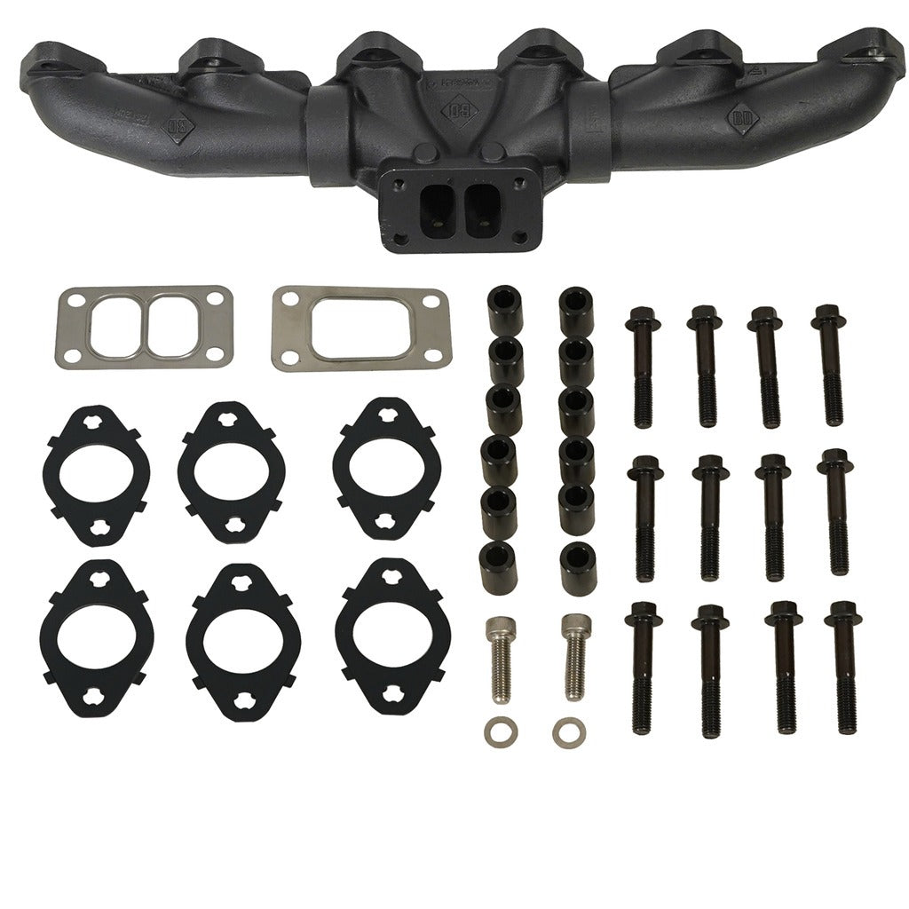 BD Diesel 98.5-02 Dodge 5.9L 24-Valve Cummins Pulse Exhaust Manifold Kit - 1046047