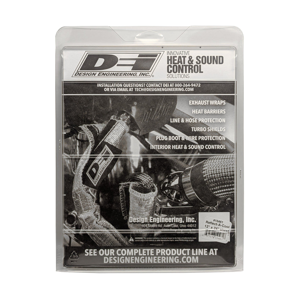 DEI Reflect-A-Cool 12in x 24in Sheet - 10461 by DEI - front view