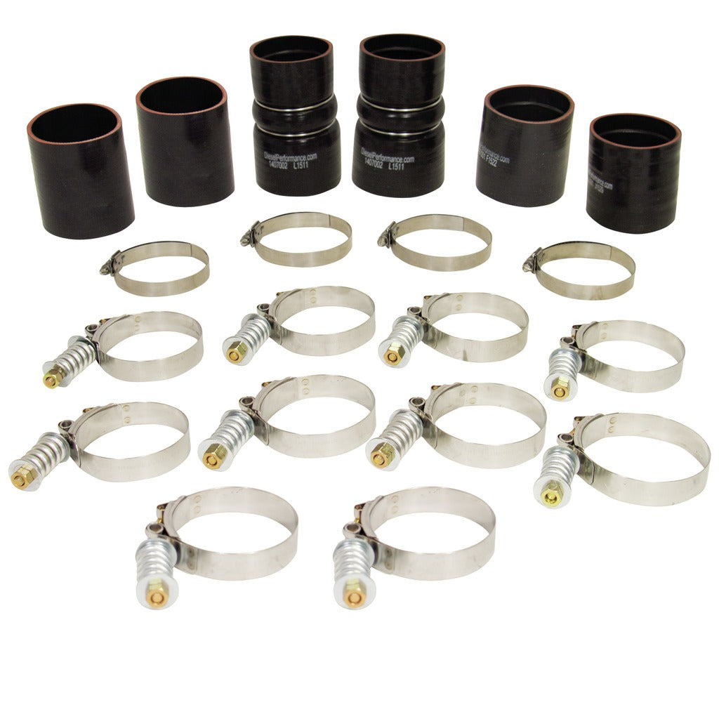 BD Diesel Intercooler Hose & Clamp Kit - 1999-2003 Ford 7.3L PowerStroke - 1047030