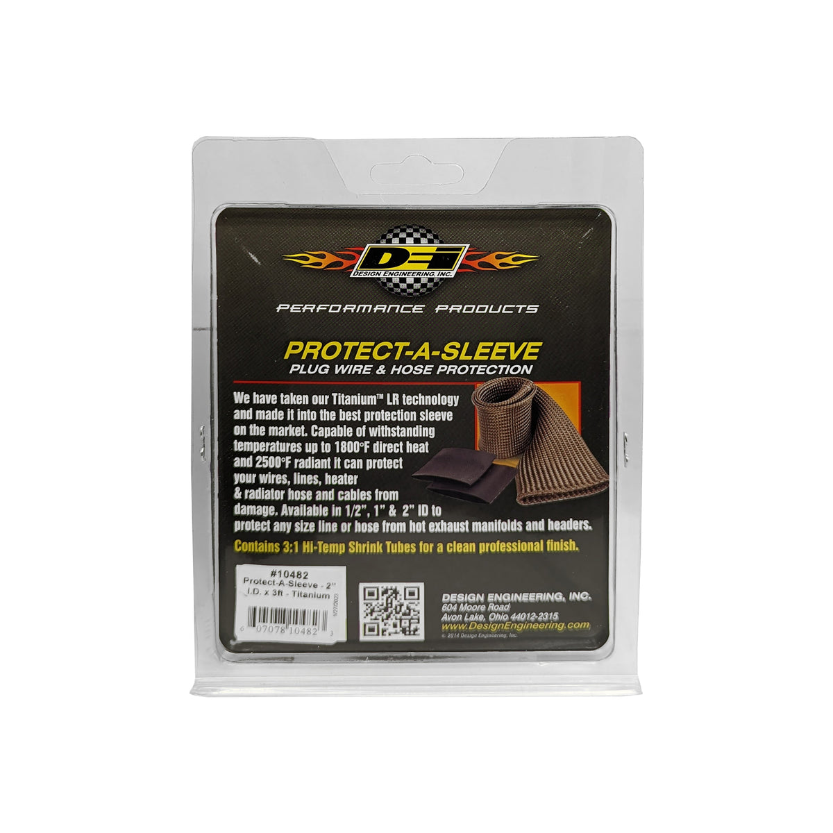 DEI Protect-A-Sleeve 2in ID x 3ft - Titanium - 10482 by DEI - front view