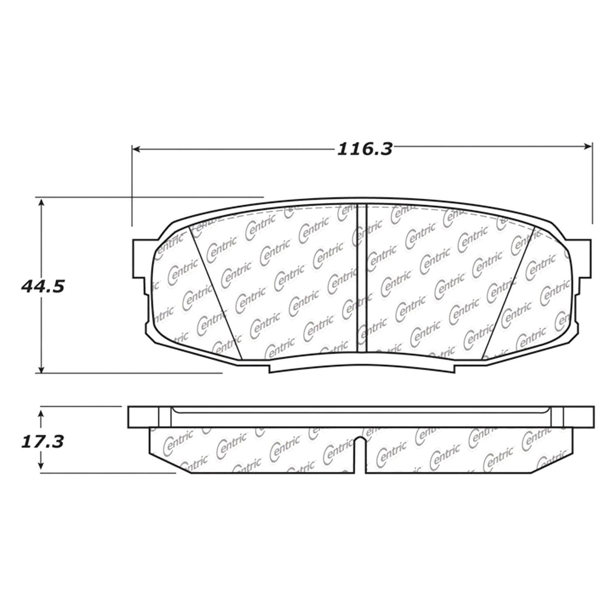 PosiQuiet 08-09 Lexus / 07-09 Toyota Rear Brake Pads - 105.13040