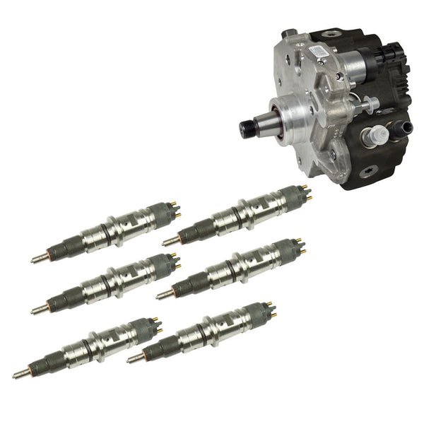 BD Diesel 2007.5-2018 Dodge 6.7L Cummins Stage 2 Performance CR Pump & Injectors Package - 1051511