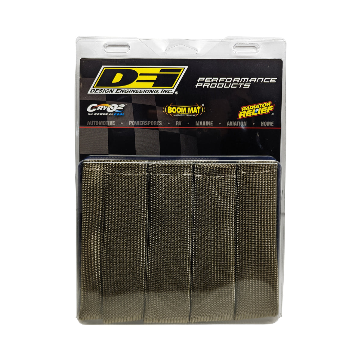 DEI Protect-A-Boot - 8in - 6-pack - No Ring - Titanium - 10540 by DEI - front view