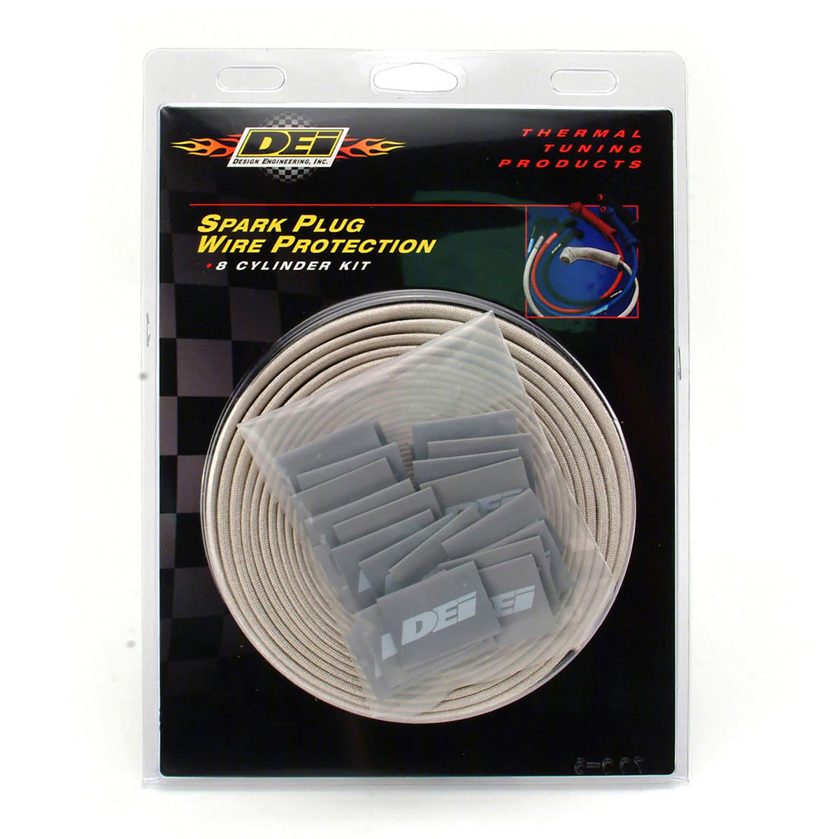 DEI Protect-A-Wire 8 Cylinder - Silver - 10602 by DEI - front view
