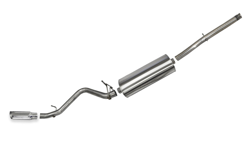 Corsa 14-16 Chevy Silverado Cred Cab/Standard Bed 1500 5.3L V8 Polished Sport Single Side Exhaust - 24874