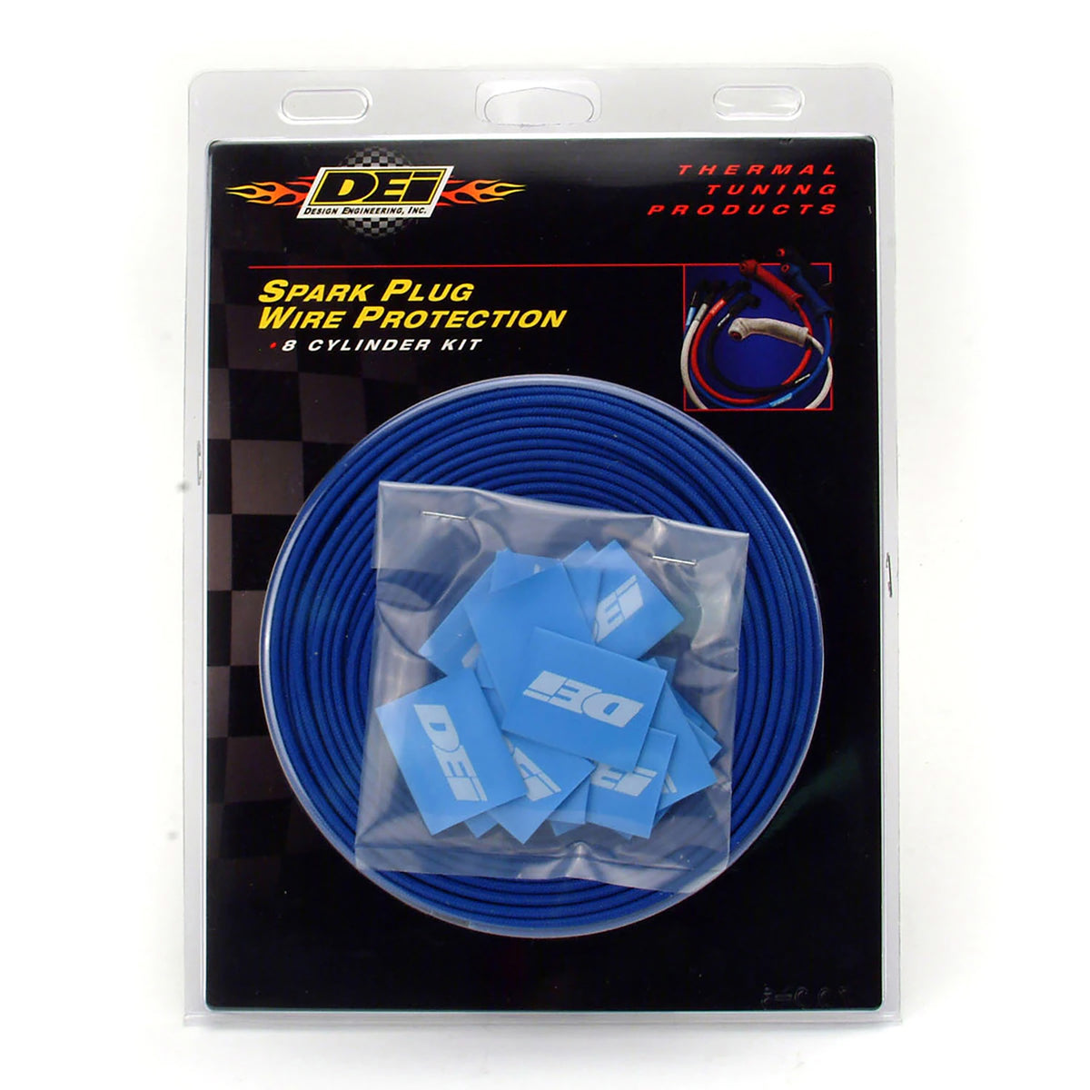DEI Protect-A-Wire 8 Cylinder - Blue - 10632 by DEI - front view